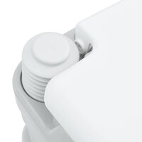 Campingtoilet Grijs en Wit 41,5 x 36,5 x 42 cm Polyetheen 9