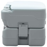 Campingtoilet Grijs en Wit 41,5 x 36,5 x 37,5 cm Polyetheen 4