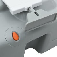 Campingtoilet Grijs en Wit 41,5 x 36,5 x 37,5 cm Polyetheen 6