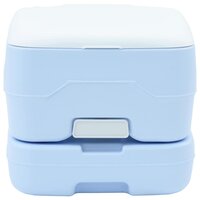 Campingtoilet Lichtblauw en Wit 41,5 x 36,5 x 30 cm Polyetheen 3