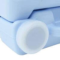 Campingtoilet Lichtblauw en Wit 41,5 x 36,5 x 30 cm Polyetheen 8