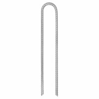 Tentharingen 6 st U-vormig &Oslash;7 mm 30 cm gegalvaniseerd staal 2