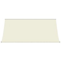 Luifel uittrekbaar 300x150 cm stof en staal cr&egrave;mekleurig 3