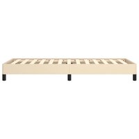Bedframe zonder matras 90x190 cm stof cr&egrave;mekleurig 6