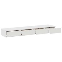 Bedlades met lade Wit 150 x 36,5 x 16,5 cm Bewerkt hout 5