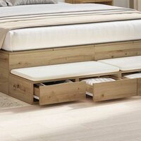 Bedlades Artisan Eiken 150 x 36,5 x 16,5 cm Bewerkt hout 4