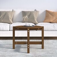 Salontafel &Oslash; 62,5x45 cm massief grenenhout honingbruin 3