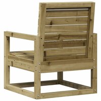 Tuinstoel 57,5x63x76 cm ge&iuml;mpregneerd grenenhout 6