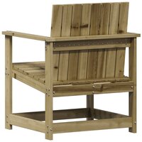 Tuinstoel 62x56x77 cm ge&iuml;mpregneerd grenenhout 6