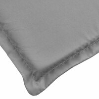 Ligbedkussen 180x60x4 cm oxford stof grijs 6