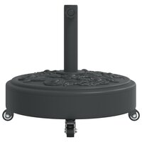 Parasolvoet met wielen voor stok van &Oslash;38 / 48 mm 27 kg rond 4