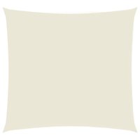 Zonnescherm vierkant 3,6x3,6 m oxford stof cr&egrave;mekleurig  2