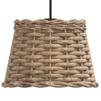 Plafondlampenkap &Oslash;20x15 cm wicker bruin 4