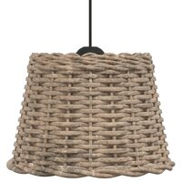 Plafondlampenkap &Oslash;30x20 cm wicker bruin 4