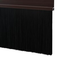 Zelfklevende Deurborstels 6 pcs Bruin 100 cm Aluminium Legering 6