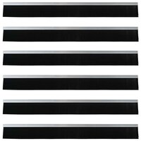 Zelfklevende Deurborstels 6 pcs Zilver 100 cm 5