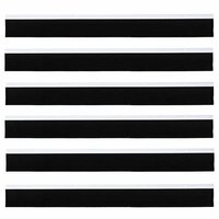 Deurborstel 6 pcs Wit 100 cm 5