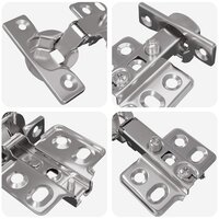 Scharnier 12 pcs Nikkel 85 x 52,5 x 9,5 mm IJzer 8