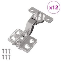 Scharnier 12 pcs Nikkel 85 x 52,5 x 9,5 mm IJzer 2