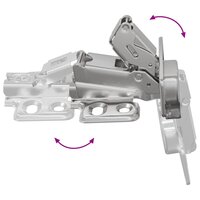 Scharnier 2 pcs Nikkel 139 x 64,1 x 10 mm IJzer 8