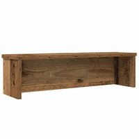 Keukenrekken stapelbaar 2 st 60x15x16 cm oud houtkleurig 4