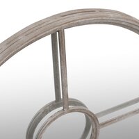 Spiegel rond 40x4 cm ijzer zandkleurig 5