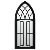 Spiegel 70x30 cm ijzer zwart 2