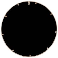 Spiegel rond 40x3 cm ijzer zandkleurig 4