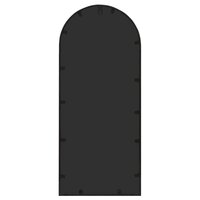 Spiegel 100x45 cm ijzer zwart 4