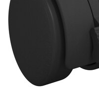 Zwenkwiel 2 pcs Zwart en Zilver 40,1 x 40,1 x 37,8 mm Ijzer en PP 7