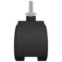 Wielen 12 pcs Zwart 40,1 x 37,8 mm PP en IJzer 4