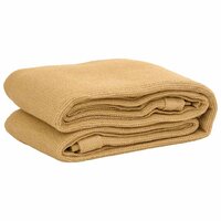 Tenttapijt 250x250 cm HDPE zandkleurig 2