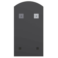 Spiegel met LED-verlichting boog 90x45 cm glas 6