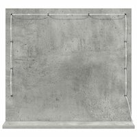 Make-up spiegel Rechthoekig Beton Grijs 60 x 55 x 18 cm 6