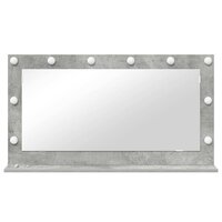 Make-up spiegel Rechthoekig Beton Grijs 100 x 55 x 18 cm 4