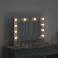 Make-up spiegel Rechthoekig Grijs Sonoma 60 x 45 x 18 cm 3