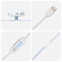 Make-up spiegel Rechthoekig Grijs Sonoma 60 x 45 x 18 cm 8