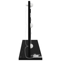 Make-up spiegel Rechthoekig Zwart Eiken 80 x 45 x 18 cm 5