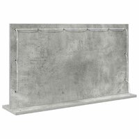 Make-up spiegel Rechthoekig Beton Grijs 80 x 45 x 18 cm 6