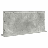 Make-up spiegel Rechthoekig Beton Grijs 100 x 45 x 18 cm 6