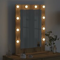 Make-up spiegel Rechthoekig Artisan Eiken 70 x 50 x 18 cm 3