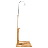 Houten tuindouche  3