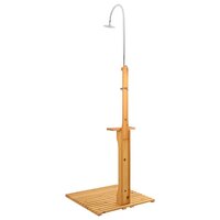 Houten tuindouche  4
