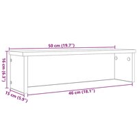 Keukenrekken stapelbaar 2 st 50x15x16 cm wit 9