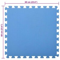 Puzzel Oefenmatten 12 pcs Blauw 4,32 ㎡ EVA Schuim 6