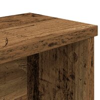 Keukenrek stapelbaar 50x15x16 cm bewerkt hout oud houtkleurig 6