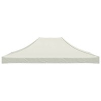 Partytentdak 270 g/m&sup2; 4,5x3 m cr&egrave;mekleurig 4