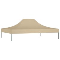 Partytentdak 270 g/m&sup2; 4,5x3 m beige 3