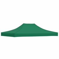 Partytentdak 270 g/m&sup2; 4,5x3 m groen 2