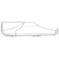 Partytentdak 270 g/m&sup2; 4,5x3 m groen 7